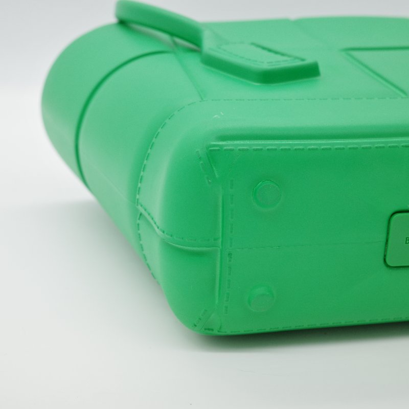 Bottega Veneta 寶緹嘉 Arco Rubber 熒光綠 手提包 菜籃子-8