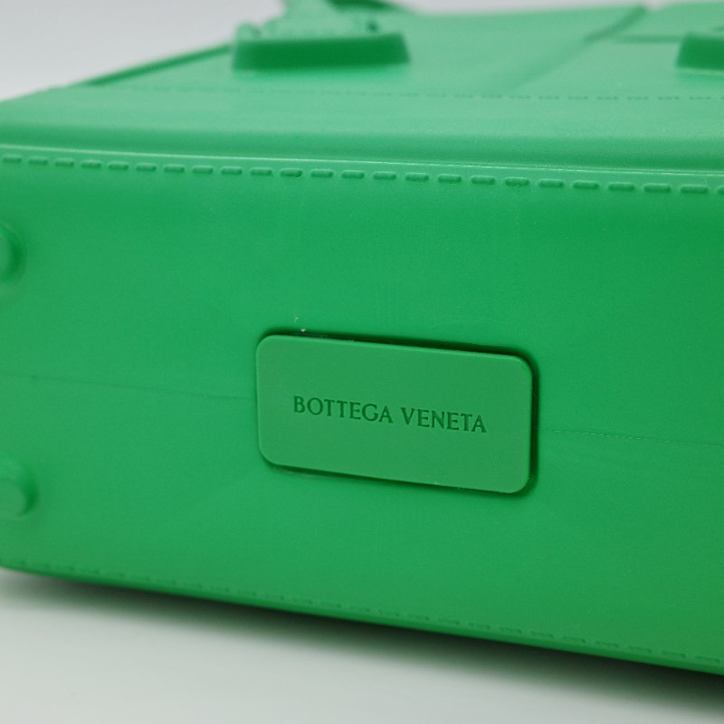Bottega Veneta 寶緹嘉 Arco Rubber 熒光綠 手提包 菜籃子-9
