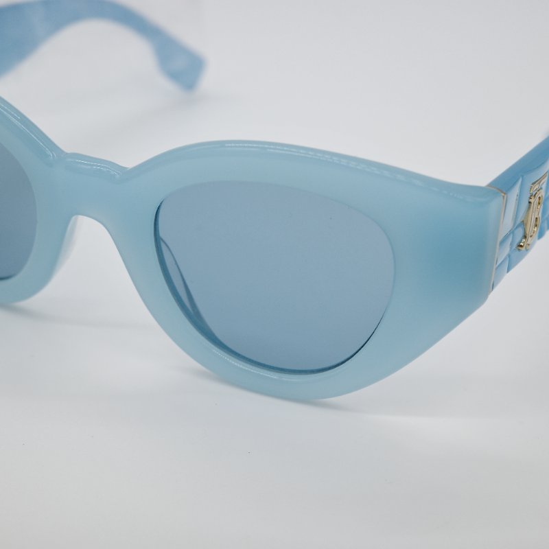 春夏必備 😎☀️Burberry 巴寶莉 BE4390 Meadow sunglasses 草甸藍 醋酸框架 太陽眼鏡 墨鏡-8