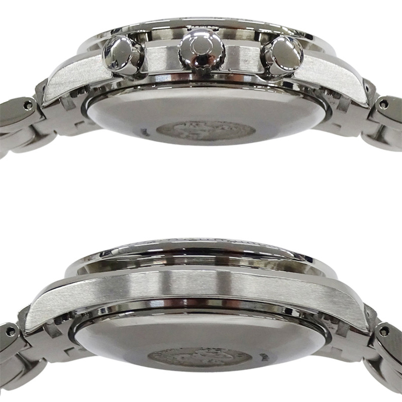 歐米茄超霸系列3513.30男士腕錶，日期顯示，計時功能，自動上鍊，不鏽鋼錶殼，銀色，拋光處理-2