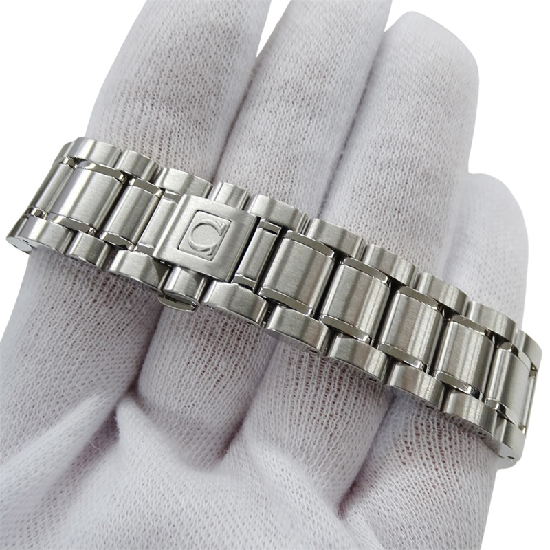 歐米茄超霸系列3513.30男士腕錶，日期顯示，計時功能，自動上鍊，不鏽鋼錶殼，銀色，拋光處理-4