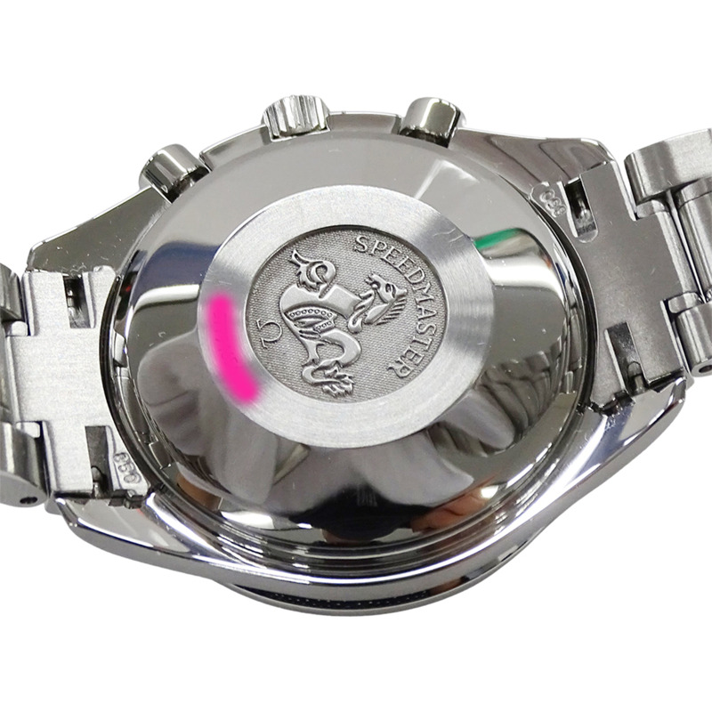 歐米茄超霸系列3513.30男士腕錶，日期顯示，計時功能，自動上鍊，不鏽鋼錶殼，銀色，拋光處理-8