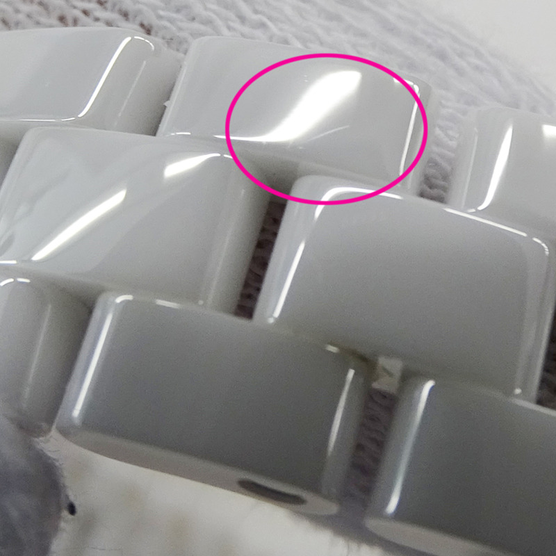 香奈兒女士 J12 8P 鑽石貝殼石英腕錶，不鏽鋼錶殼搭配白色陶瓷機芯 (H2570)，拋光款-10