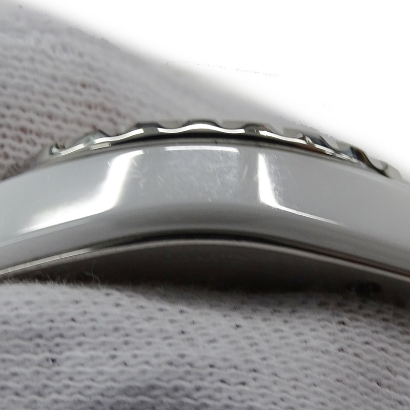 香奈兒女士 J12 8P 鑽石貝殼石英腕錶，不鏽鋼錶殼搭配白色陶瓷機芯 (H2570)，拋光款-13