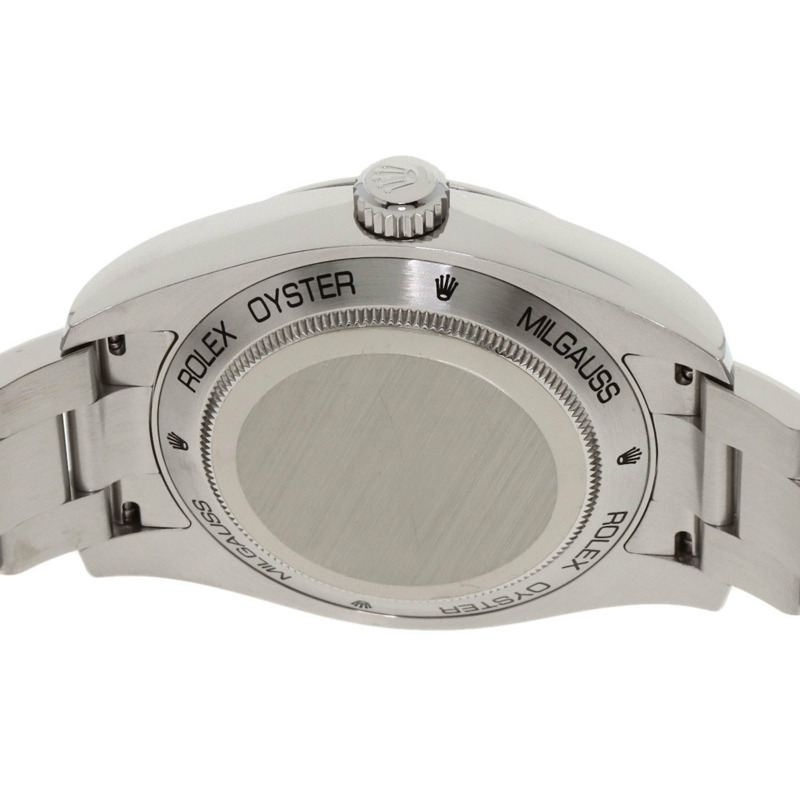 Rolex 116400GV Milgauss 男士不鏽鋼腕錶-6