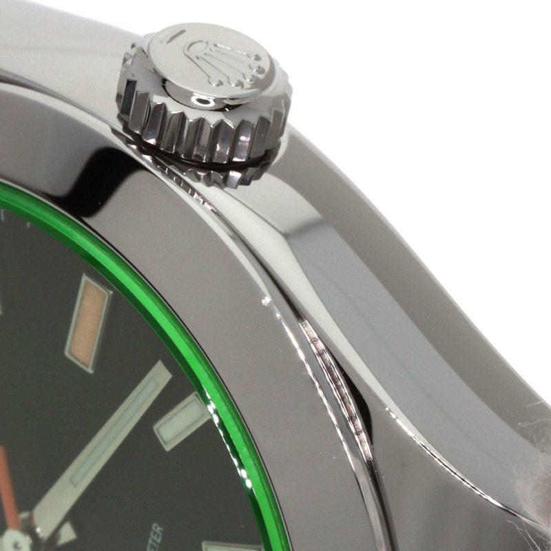 Rolex 116400GV Milgauss 男士不鏽鋼腕錶-19