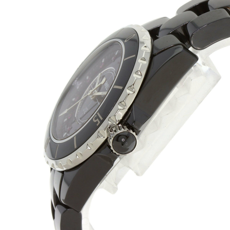 香奈兒 H1634 J12 33毫米 12P 紅寶石陶瓷女錶-4