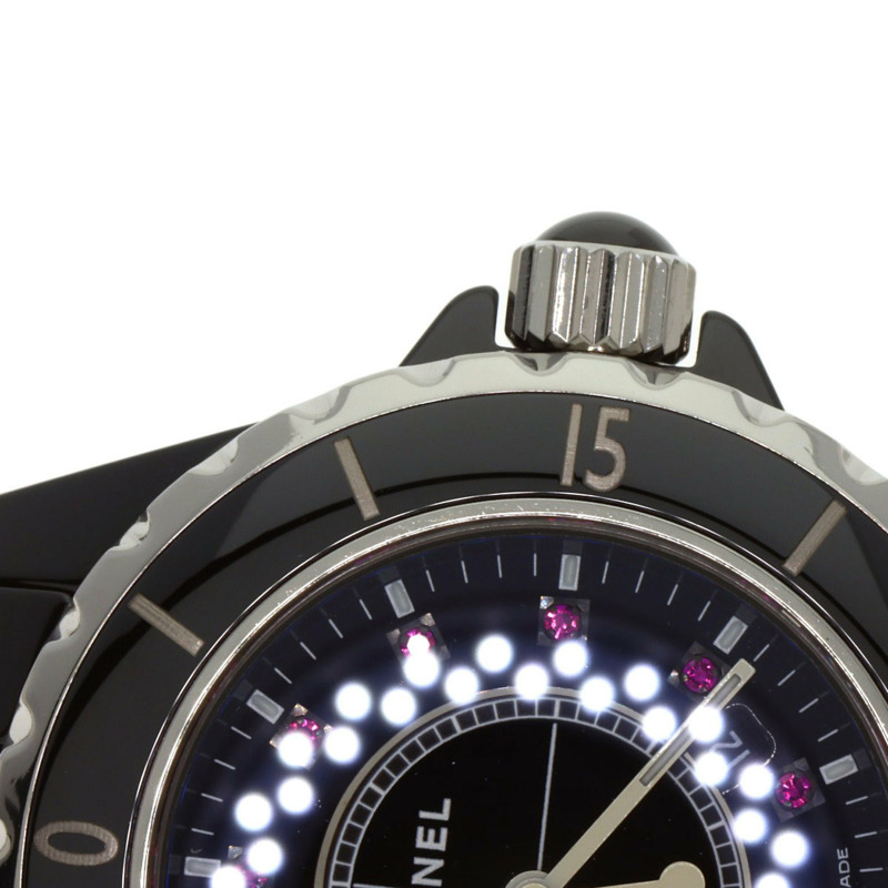 香奈兒 H1634 J12 33毫米 12P 紅寶石陶瓷女錶-15