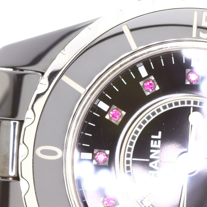香奈兒 H1634 J12 33毫米 12P 紅寶石陶瓷女錶-22