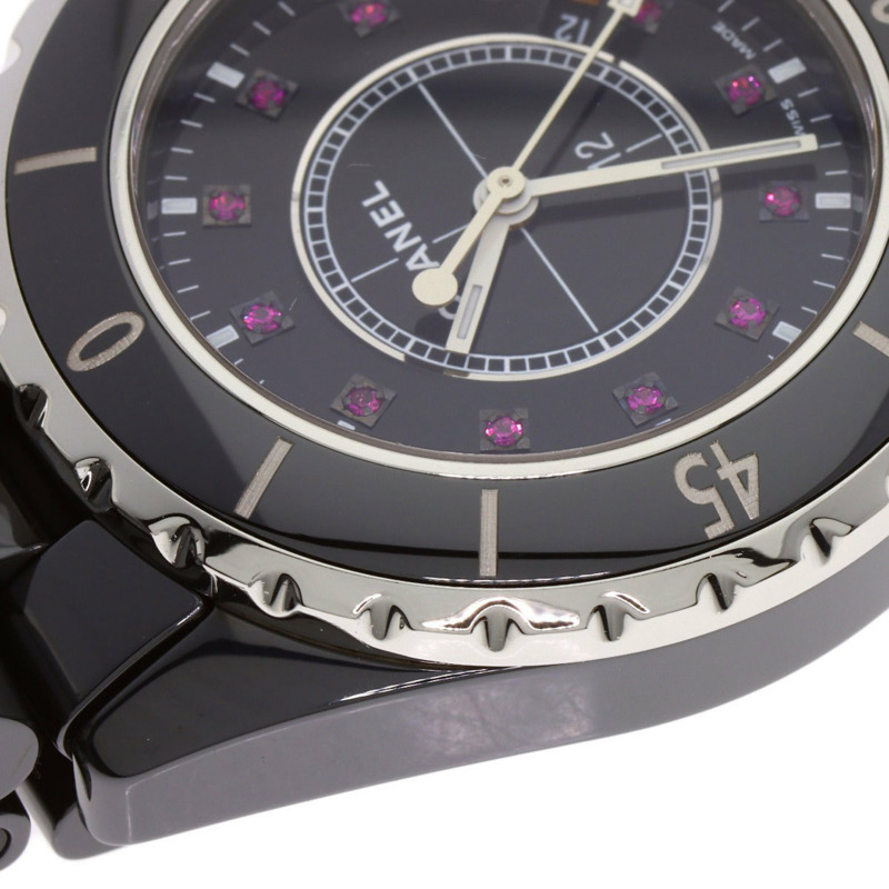 香奈兒 H1634 J12 33毫米 12P 紅寶石陶瓷女錶-27