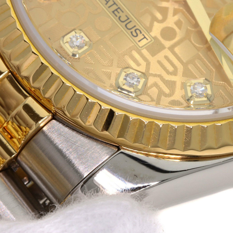 勞力士 116233G Datejust 10P 鑲鑽腕錶 不鏽鋼/SSx18K黃金 男款 ROLEX-18