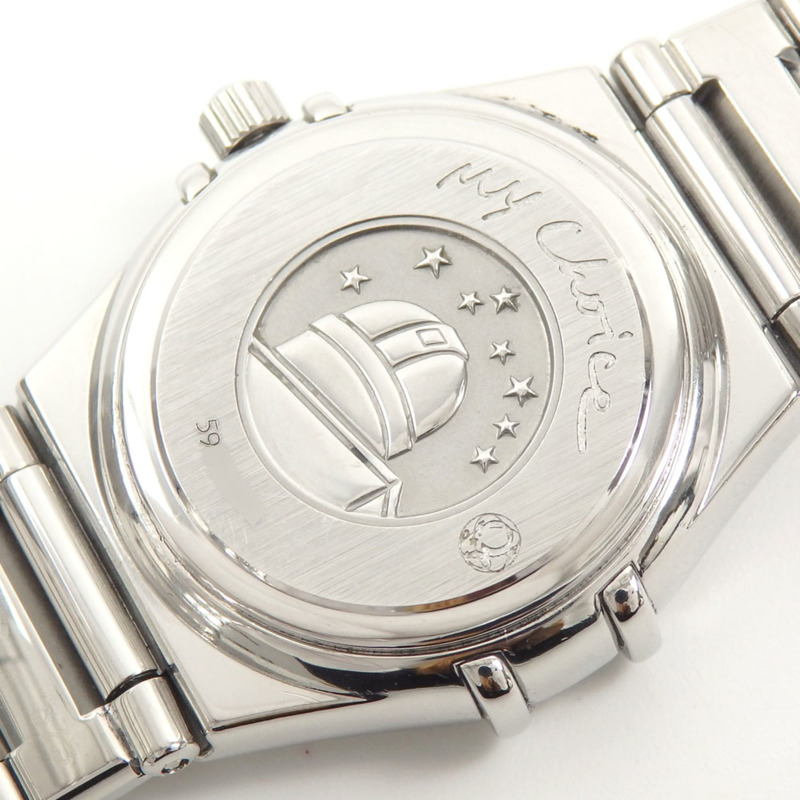 歐米茄星座系列女士石英錶,不鏽鋼材質,型號1561.61,電池供電-4