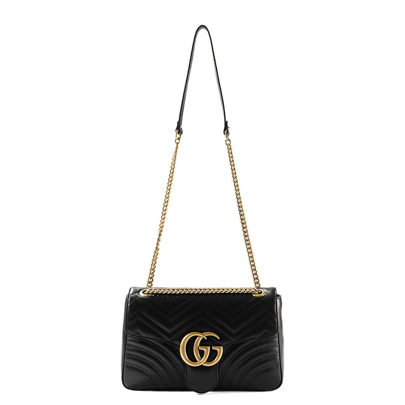GUCCI GG Marmont Matelassé 中型單肩包-8