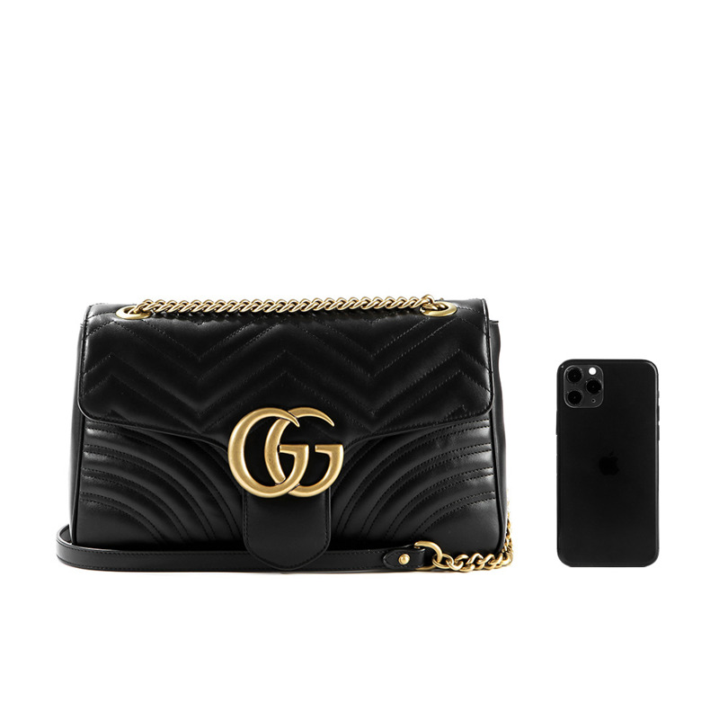 GUCCI GG Marmont Matelassé 中型單肩包-21