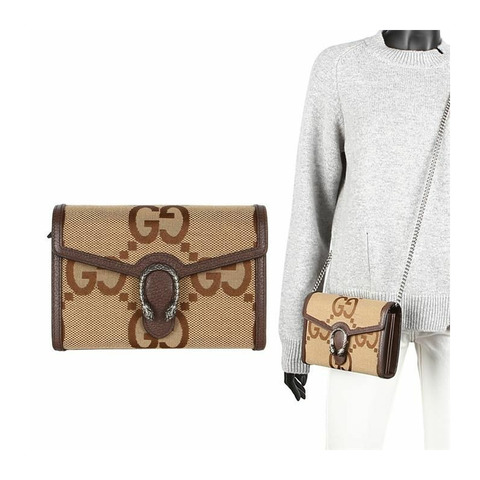 GUCCI 迷你狄俄尼索斯 GG 超大斜背包 401231 UKMBN 2572