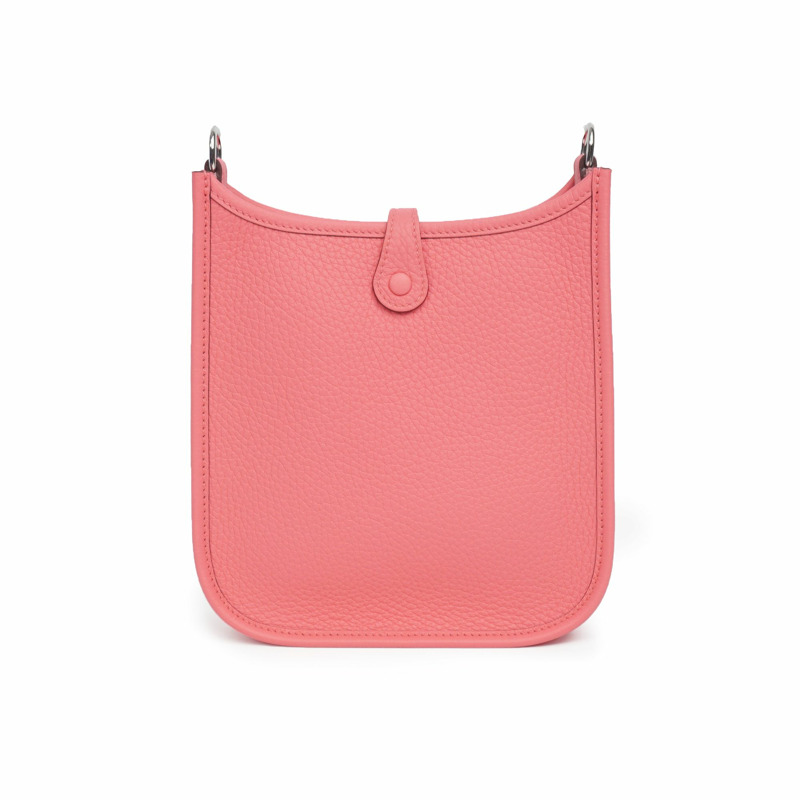 HERMES Evelyne Mini TPM 玫瑰杜鵑銀色 Clémence 全套禮品-3