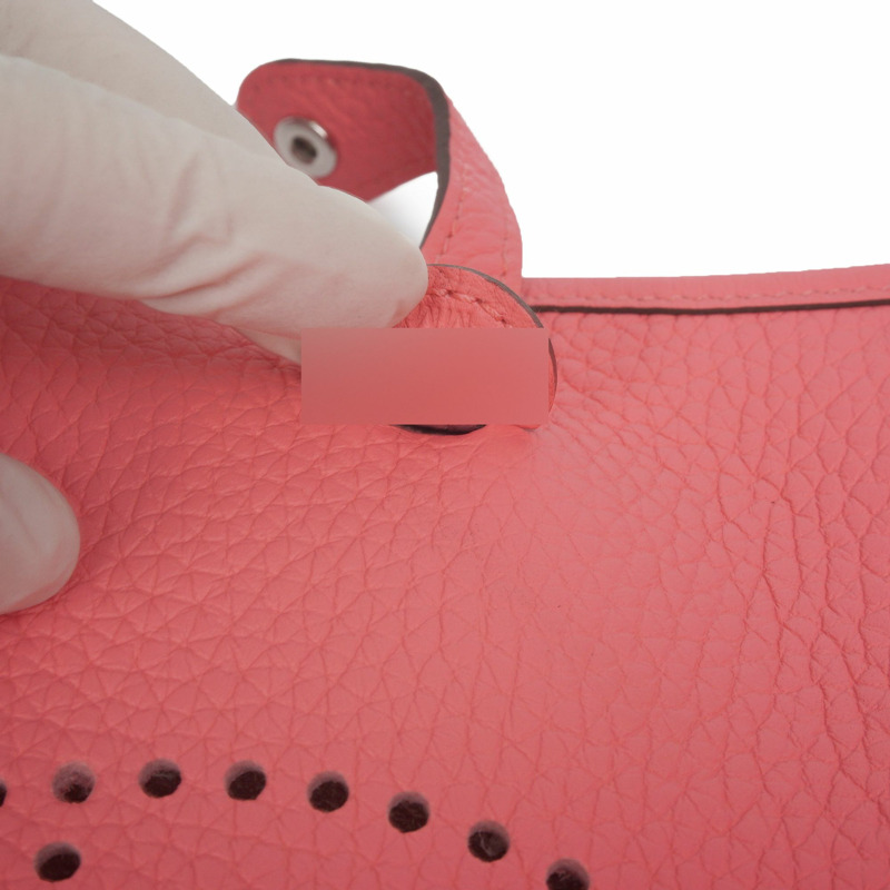 HERMES Evelyne Mini TPM 玫瑰杜鵑銀色 Clémence 全套禮品-7