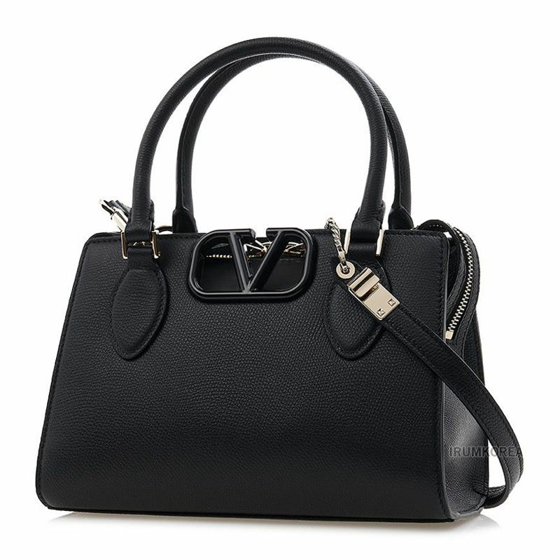 VALENTINO 女士V字Logo門襟手提包-1