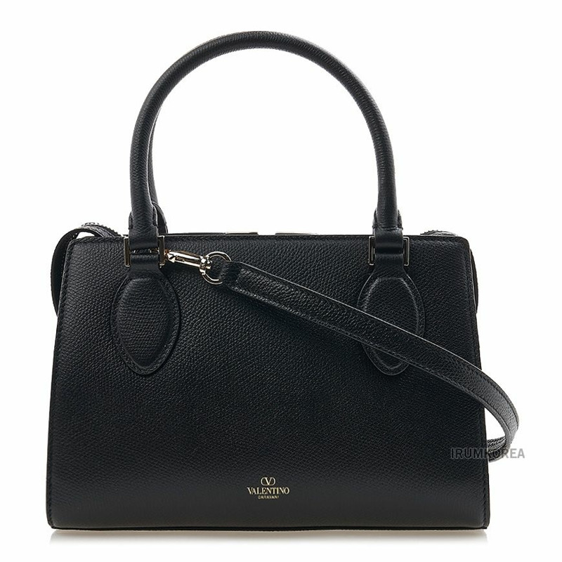 VALENTINO 女士V字Logo門襟手提包-2