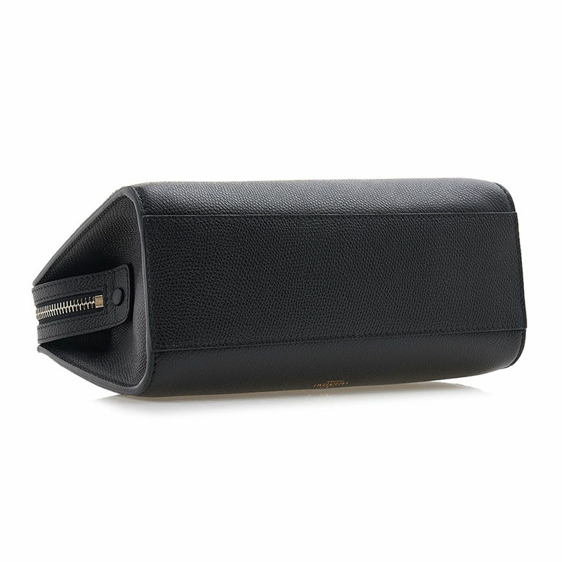 VALENTINO 女士V字Logo門襟手提包-4