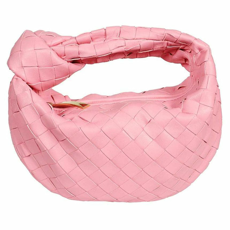 BOTTEGA VENETA Intrecciato 迷你 Jodie 包 淺粉紅色 651876 VCPP5-0