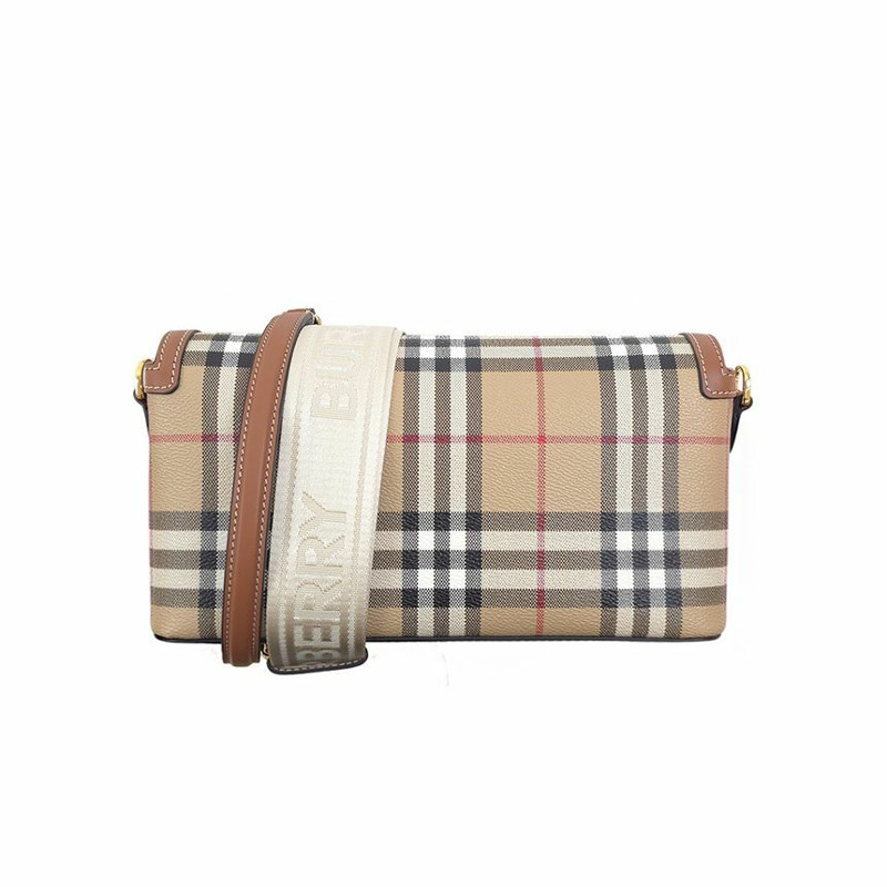 BURBERRY 復古格紋手提斜背包 8066165-1