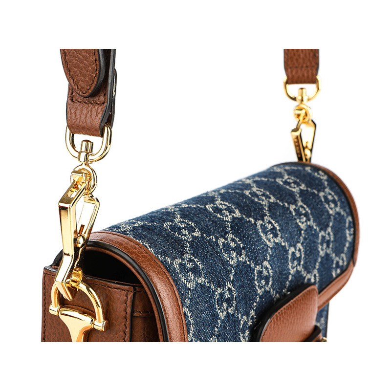 GUCCI Horsebit 1955 單肩包-11