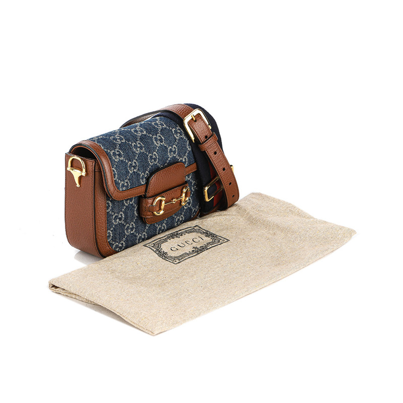 GUCCI Horsebit 1955 單肩包-18