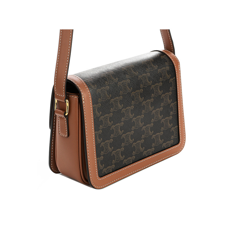 CELINE 24SS 女士錫製三角單肩包,印記:188882BZ4-6