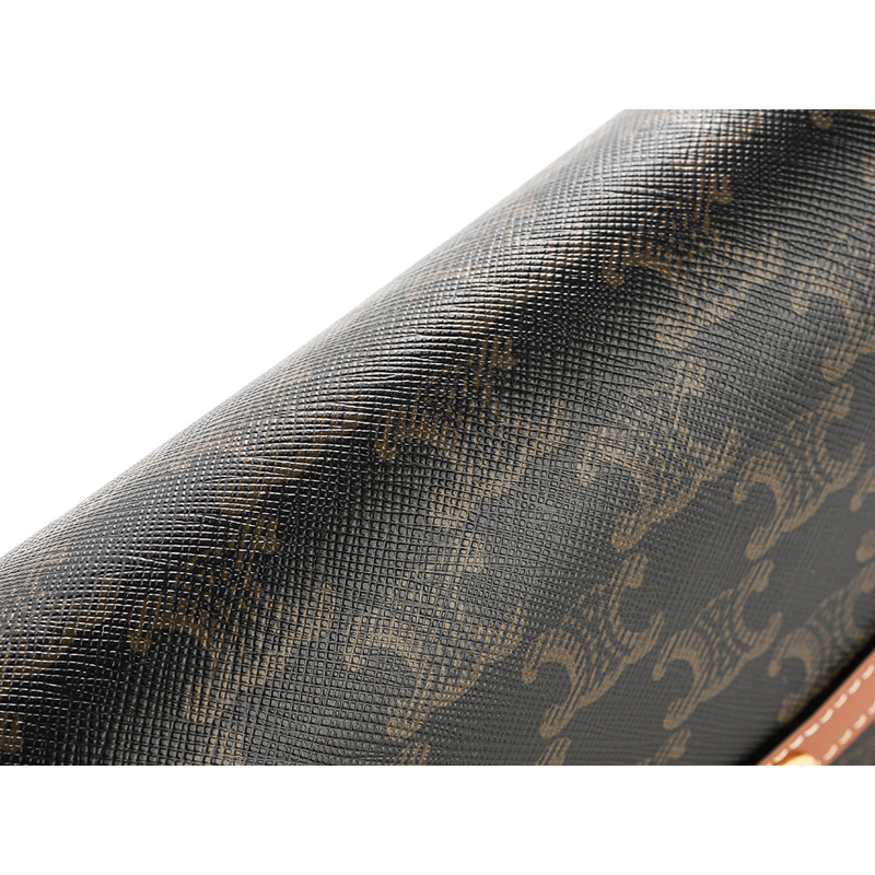 CELINE 24SS 女士錫製三角單肩包,印記:188882BZ4-12