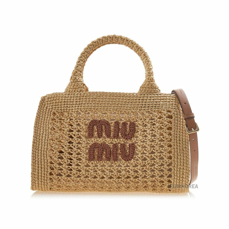 MIU MIU 編織布手提袋-0