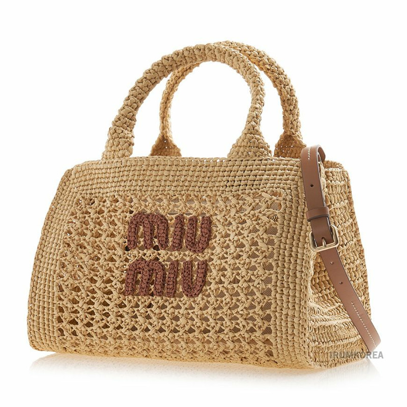 MIU MIU 編織布手提袋-1