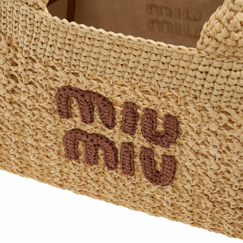 MIU MIU 編織布手提袋-5