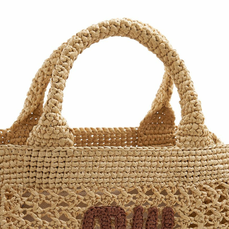 MIU MIU 編織布手提袋-6