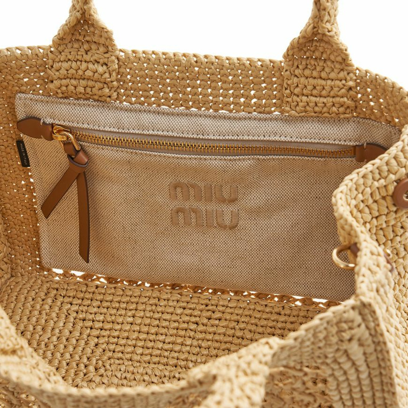 MIU MIU 編織布手提袋-9