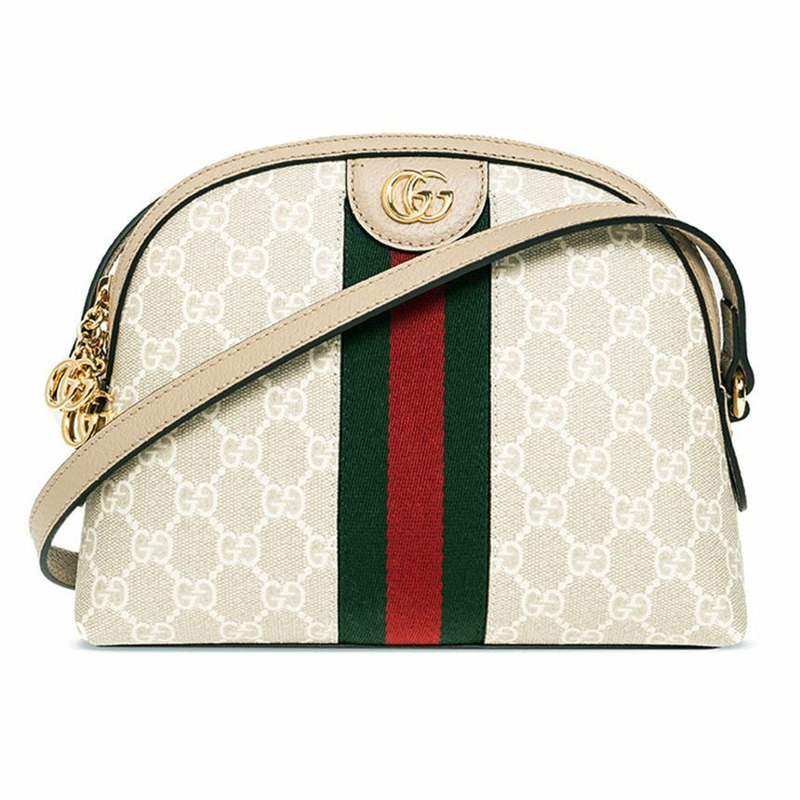 GUCCI Ophidia Supreme 斜背包 淺米色 499621 UULAG-0