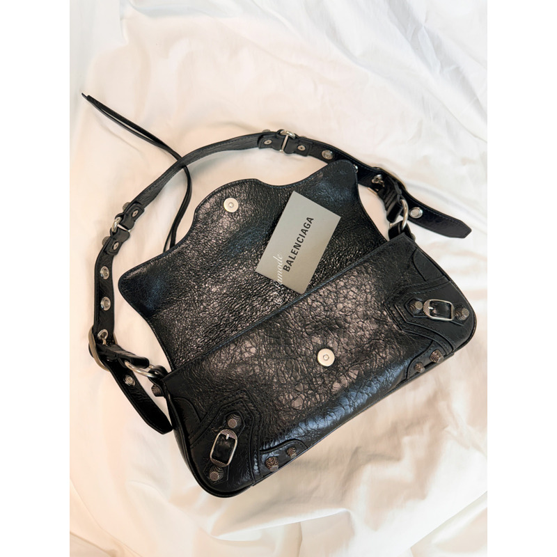 BALENCIAGA 小型斜背包 黑色 771640 1VG9Y 1000-3