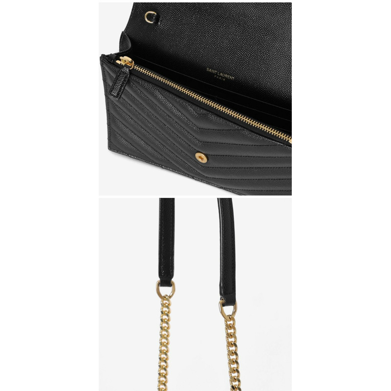 SAINT LAURENT 742920 BOW01 1000 女士斜背包-6