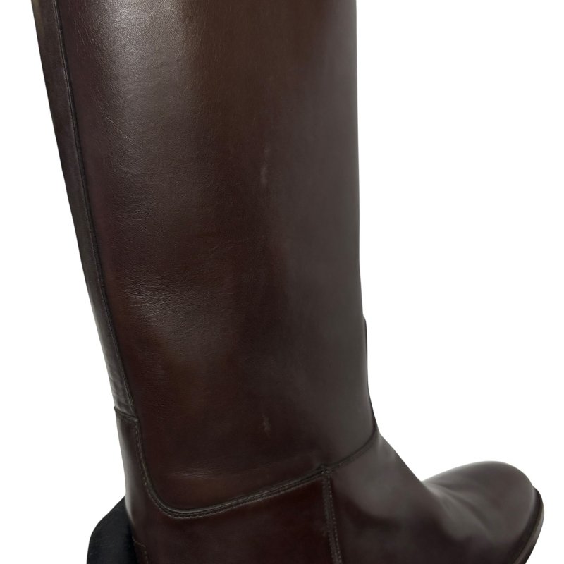 【美收精品】HERMES 茶色長靴 4-547-5