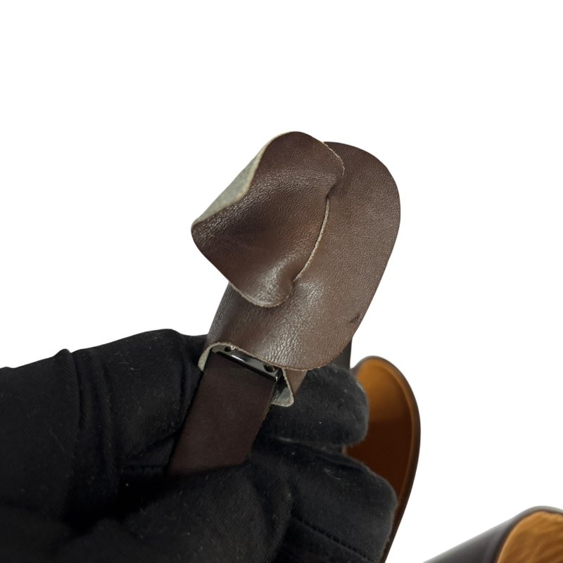 【美收精品】HERMES 茶色長靴 4-547-8