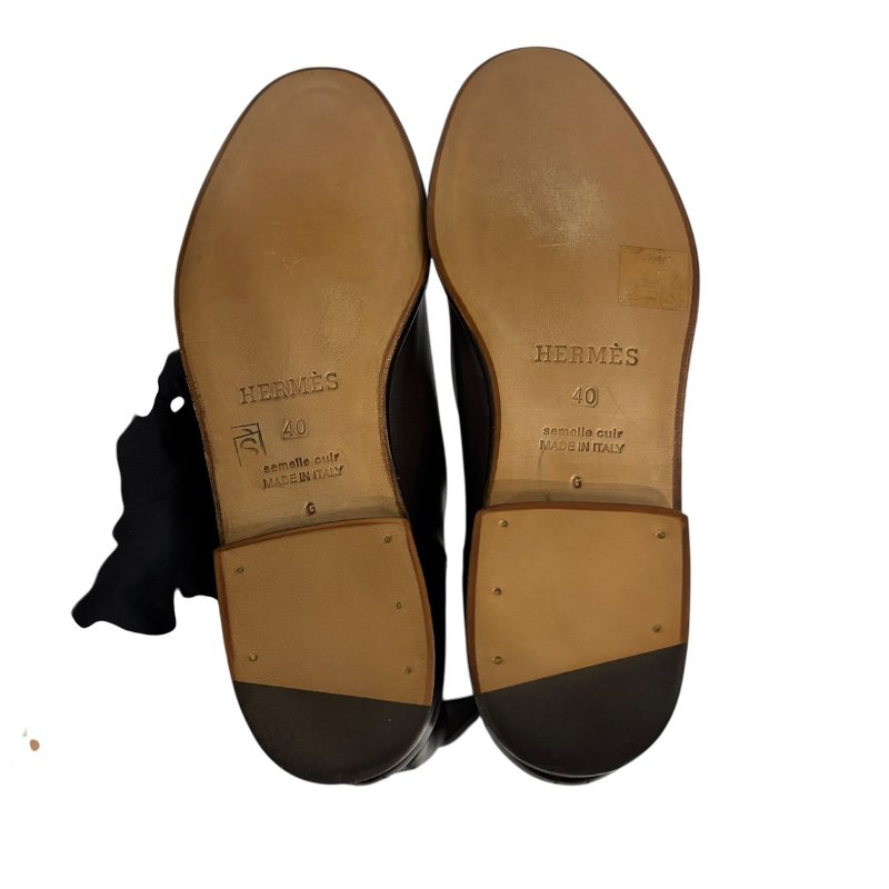 【美收精品】HERMES 茶色長靴 4-547-9