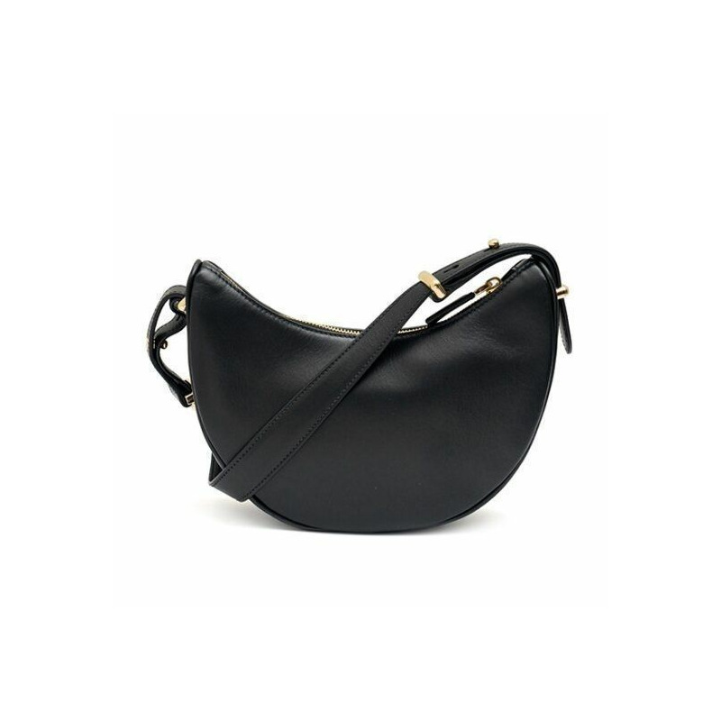 PRADA Arche 皮革肩背包 黑色印章-3