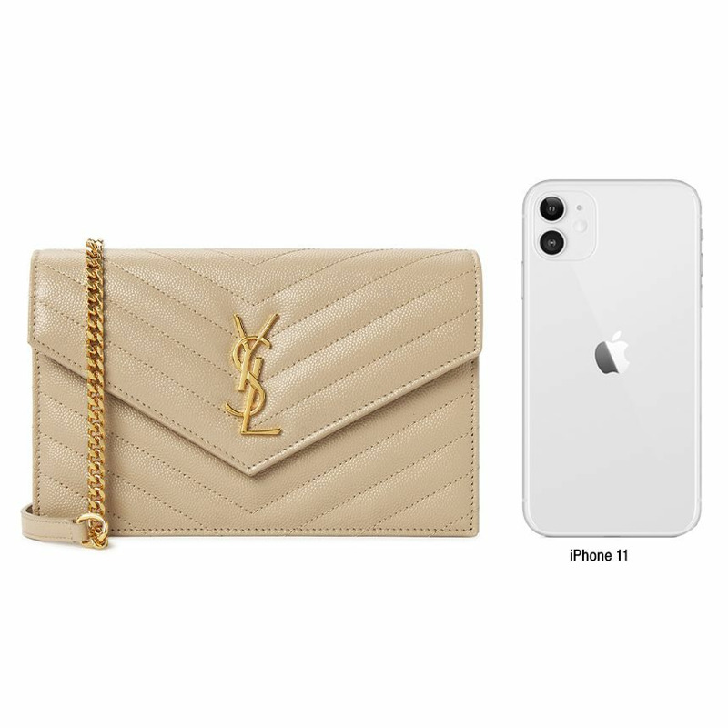 SAINT LAURENT Cassandra Matelassé 女士鏈條單肩包 742920 BOW01 2721-9