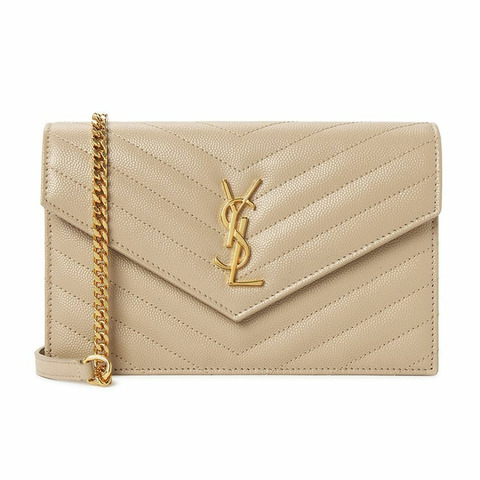 SAINT LAURENT Cassandra Matelassé 女士鏈條單肩包 742920 BOW01 2721