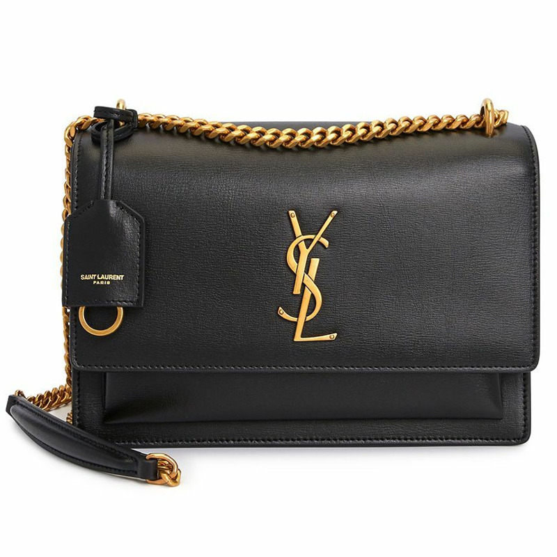 SAINT LAURENT Sunset 女士鏈條單肩包 442906 D420W 1000-1
