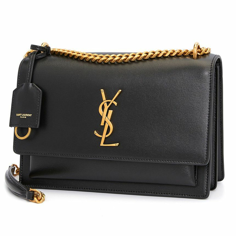 SAINT LAURENT Sunset 女士鏈條單肩包 442906 D420W 1000-2