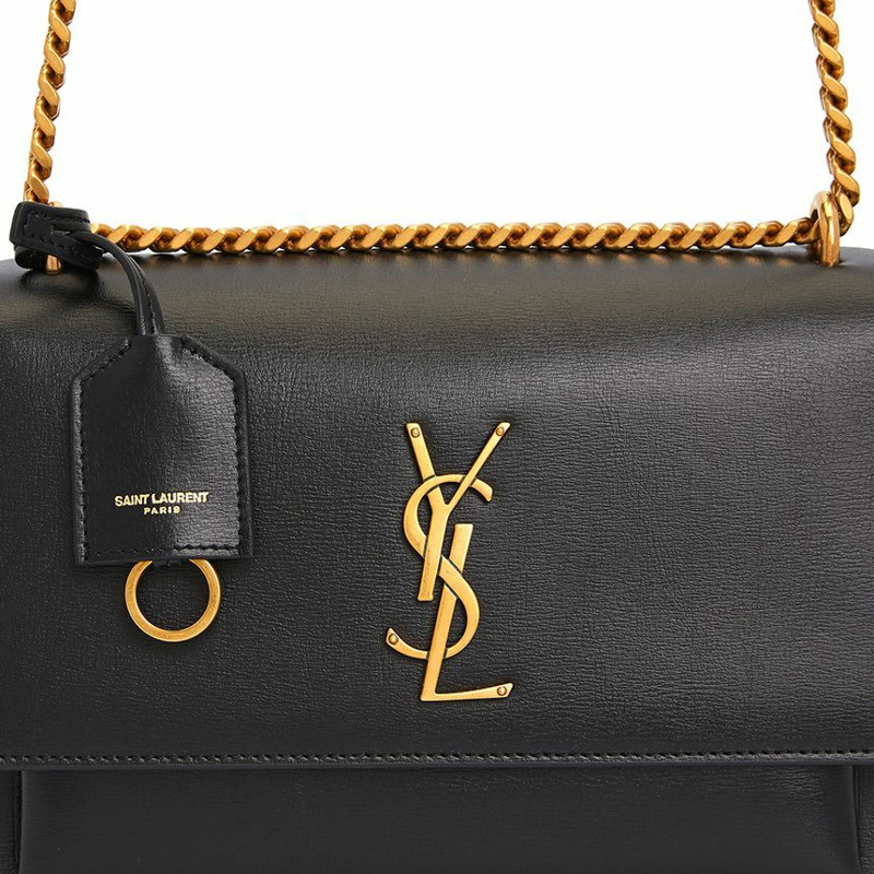 SAINT LAURENT Sunset 女士鏈條單肩包 442906 D420W 1000-8