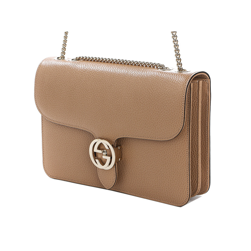 GUCCI GG 互扣鏈條斜背包 24FW (510303 CAO0G )-4