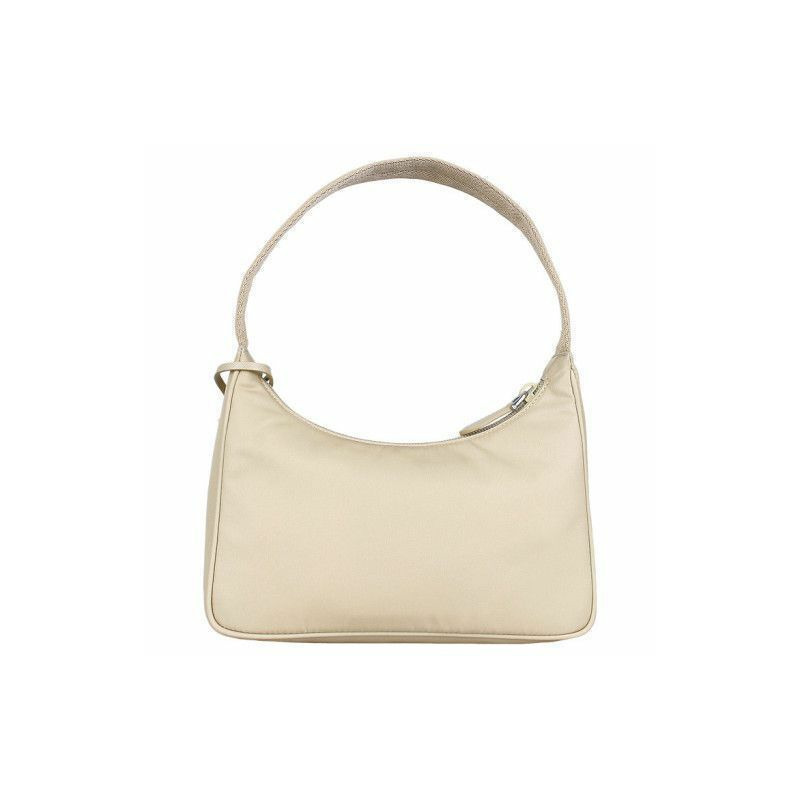 PRADA 復刻版尼龍單肩包 1NE515 RDH0 F0F24 沙漠色-2