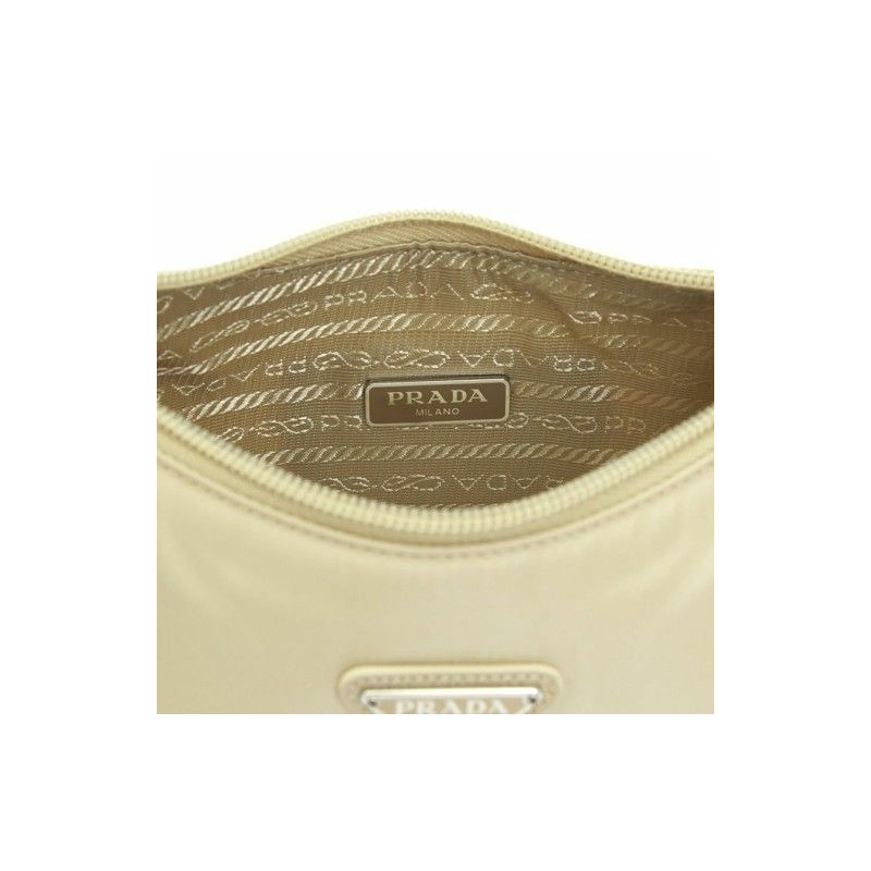 PRADA 復刻版尼龍單肩包 1NE515 RDH0 F0F24 沙漠色-3